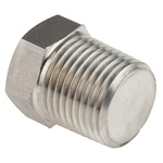 RS PRO Stainless Steel Pipe Fitting Hexagon Plug, Male NPT 1/2in