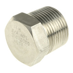 RS PRO Stainless Steel Pipe Fitting Hexagon Plug, Male NPT 3/4in