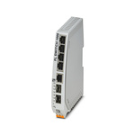 1085176 | Phoenix Contact Ethernet Switch, 5 RJ45 port, 24V dc, 10/100Mbit/s Transmission Speed, DIN Rail Mount FL SWITCH 1000, 7