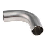 RS PRO Stainless Steel Pipe Fitting, 90° Elbow 25.4mm
