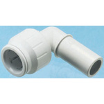John Guest 90° Stem Elbow PVC Pipe Fitting, 15mm