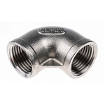 RS PRO Stainless Steel Pipe Fitting, 90° Circular Elbow, Female G 1/2in x Female G 1/2in