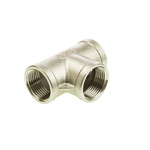 RS PRO Stainless Steel Pipe Fitting, Tee Circular Tee, Female G 3/4in x Female G 3/4in x Female G 3/4in