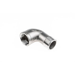 RS PRO Stainless Steel Pipe Fitting, 90° Circular Elbow, Female R 3/4in x Male R 3/4in