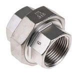 RS PRO Stainless Steel Pipe Fitting, Straight Octagon Union, Female G 1in x Female G 1in