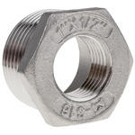 RS PRO Stainless Steel Pipe Fitting Hexagon Bush, Male R 1in x Female G 1/2in