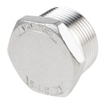 RS PRO Stainless Steel Pipe Fitting Hexagon Plug, Male R 1-1/4in