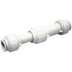 John Guest Straight Coupler PVC Pipe Fitting, 15mm