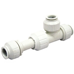 John Guest Slip Tee PVC Pipe Fitting, 15mm