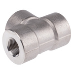 RS PRO Stainless Steel Pipe Fitting, Tee Circular Tee, Female G 1/2in x Female G 1/2in x Female G 1/2in