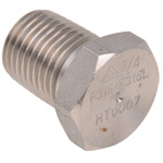 RS PRO Stainless Steel Pipe Fitting, Straight Hexagon Hexagon Plug, Male R 1/4in