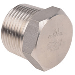 RS PRO Stainless Steel Pipe Fitting, Straight Hexagon Hexagon Plug, Male R 1in
