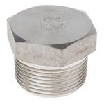 RS PRO Stainless Steel Pipe Fitting, Straight Hexagon Hexagon Plug, Male R 1-1/4in