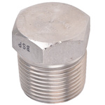 RS PRO Stainless Steel Pipe Fitting, Straight Hexagon Hexagon Plug, Male R 3/4in