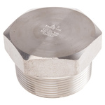 RS PRO Stainless Steel Pipe Fitting, Straight Hexagon Hexagon Plug, Male R 2in