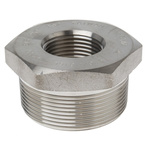 RS PRO Stainless Steel Pipe Fitting, Straight Hexagon Bush, Male R 2in x Female Rc 1in