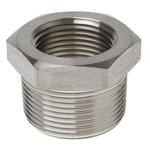 RS PRO Stainless Steel Pipe Fitting, Straight Hexagon Bush, Male R 1-1/4in x Female Rc 1in