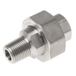RS PRO Stainless Steel Pipe Fitting, Straight Octagon Union, Male R 1/2in x Female Rc 1/2in