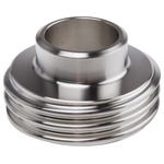 RS PRO Stainless Steel Pipe Fitting, Straight Circular Fitting 20mm