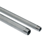 RS PRO BSPT 3/8in Stainless Steel Pipe, 2m Length, 16.6mm Nominal Outer Diameter