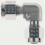 Parker Stainless Steel Pipe Fitting, 90° Elbow 1/2in