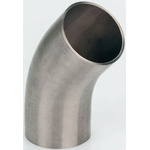 RS PRO Stainless Steel Pipe Fitting, 45° Elbow 63.5mm
