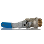 RS PRO Brass Full Bore, 2 Way, Ball Valve, BSP 3/4in, 14bar Operating Pressure