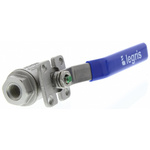 Legris Stainless Steel 2 Way, Ball Valve, BSPP 1/4in, 40bar Operating Pressure