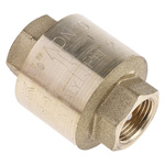 RS PRO Brass Single Check Valve, BSPP 3/8in, 12 bar