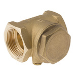 RS PRO Brass Single Check Valve, BSP 1-1/4in, 16 bar