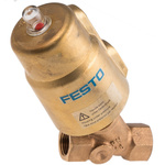 Festo Angle Seat type Pneumatic Actuated Valve, BSP 1/2in, 16 bar