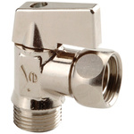 Sferaco Chrome Plated Brass 2 Way, Ball Valve, BSPP 3/8in, 10bar Operating Pressure