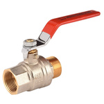 Sferaco Brass Full Bore, 2 Way, Ball Valve, BSPP 3/4in, 40bar Operating Pressure