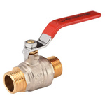 Sferaco Brass Full Bore, 2 Way, Ball Valve, BSPP 1/2in, 40bar Operating Pressure