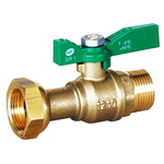 Sferaco Brass 2 Way, Ball Valve, BSPP 3/4in, 20bar Operating Pressure