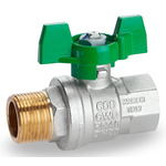 RS PRO Brass Full Bore, 2 Way, Ball Valve, BSPP 3/4in