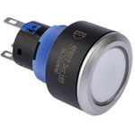 RS PRO 2NO/2NC Momentary Red LED Push Button Switch, IP65, 22.2 (Dia.)mm, Panel Mount, 250V ac