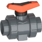 Georg Fischer PVC-U 2 Way, Ball Valve, 3/8in