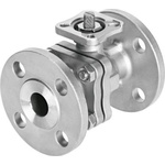 Festo Stainless Steel 2 Way, Ball Valve, 20mm, 20bar Operating Pressure
