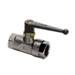 Legris Nickel Plated Brass 2 Way, Ball Valve 3/8in, 15.25mm