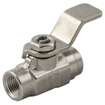 RS PRO Stainless Steel Ball Valve, Process Ball Valve 1/4in, 1/4in