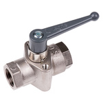 Legris Brass 2 Way, Ball Valve, BSPP 1/2in