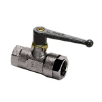 Legris Nickel Plated Brass Ball Valve, Ball Valve, BSP 1/4in, 40bar Operating Pressure