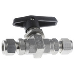 Parker Stainless Steel 2 Way, Ball Valve, 10mm