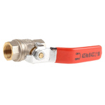 Sferaco Brass Full Bore, 2 Way, Ball Valve, BSPP 3/8in, 40bar Operating Pressure