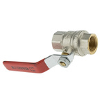 Sferaco Brass Full Bore, 2 Way, Ball Valve, BSPP 1/2in, 40bar Operating Pressure