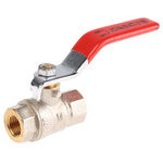 Sferaco Brass Full Bore, 2 Way, Ball Valve, BSPP 1/4in, 40bar Operating Pressure
