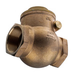 RS PRO Bronze Single Check Valve, BSPT 2in, 20 bar