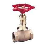 Pegler Yorkshire Bronze Globe Valve 110011, 1-1/2 in BSPT 32 bar