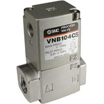 SMC Cylinder type Pneumatic Actuated Valve, G 1/2in